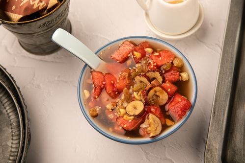 红糖水清补凉夏季糖水饮品甜品美食摄影图 摄影