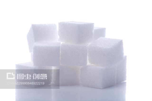 白糖块叠起来White sugar cubes stack